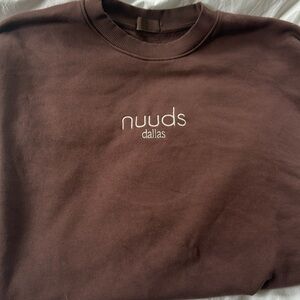 Nuuds sweatshirt in coffee